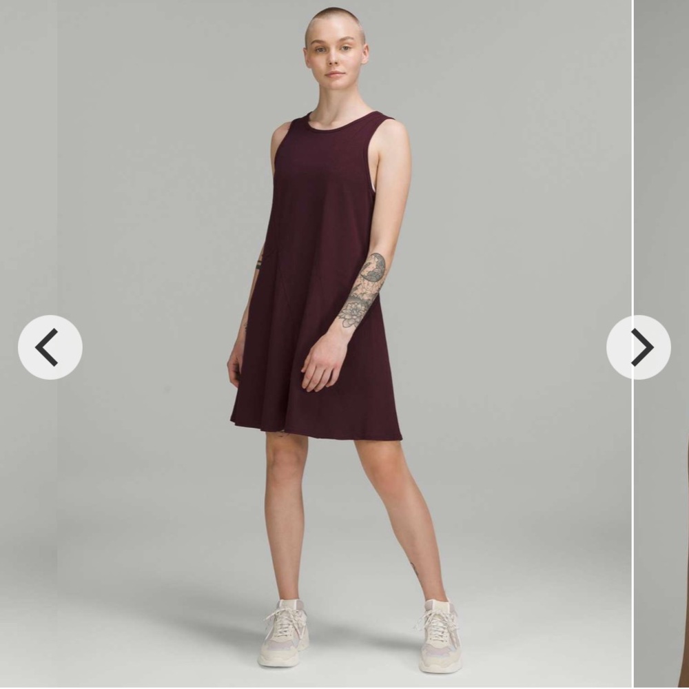 NWT Lululemon Ribbed Modal Cotton Dress Sz 8